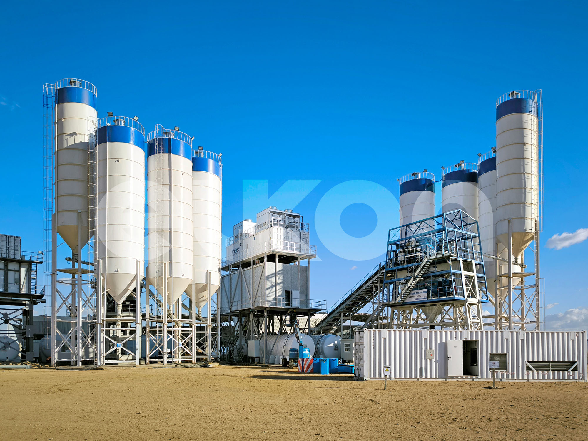 ELKON Concrete Plants for AFRICA’s Largest Oil Refinery