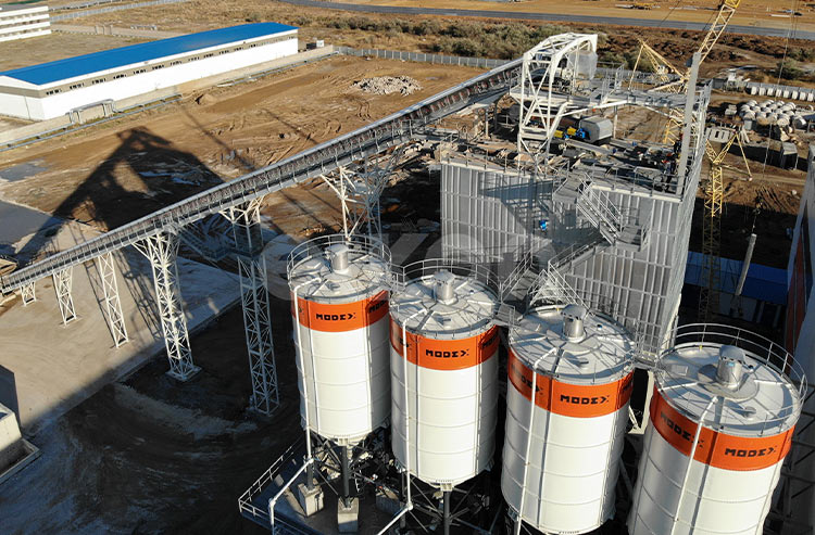 Bespoke Tower Concrete Plant in Kazakhstan 