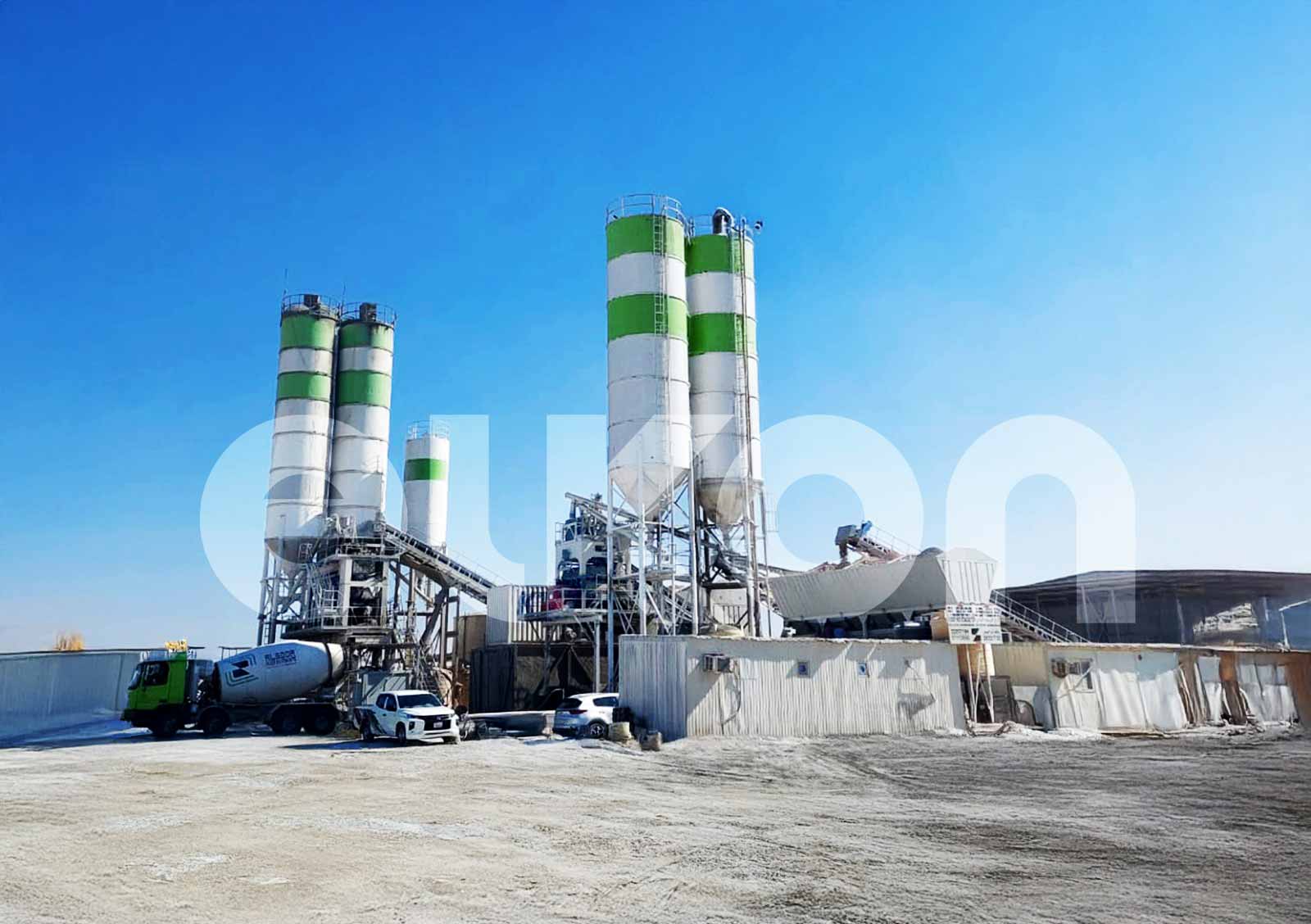 Two ELKON Concrete Batching Plants Recently Shipped to KUWAIT