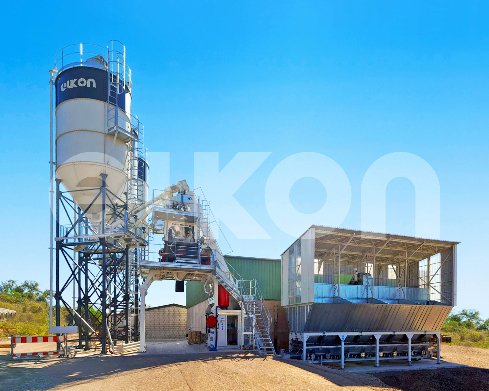 ELKON Concrete Batching Plant for Green Construction in Germany